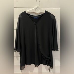 Black Batwing Top โ Penningtons โ Size X